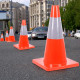 Reward-5 pcs 18" Slim Fluorescent Safety Parking Traffic Cones
