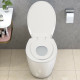 Toddlers & Adult Round Toilet Seat with Built-in Potty