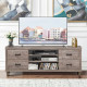 65 Inch TV Stand with Storage Shelves and 4 Drawers