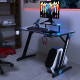 Gaming Desk PC Computer Table with RGB Lights 