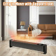 1500W Baseboard Hardwire Electric Heater Fast Heating with Remote Control Timer