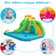 Inflatable Water Park Bounce House with Climbing Wall without Blower