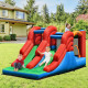 3-in-1 Dual Slides Jumping Castle Bouncer without Blower