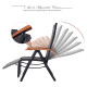 Garden Folding Rattan Aluminum Recliner Chair
