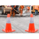 Reward-5 pcs 18 Inch Slim Fluorescent Safety Parking Traffic Cones