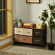 5-Drawer Dresser Storage Tower with Fold-able Fabric Drawers