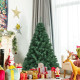 5 Feet 410 Tips PVC Hinged Artificial Christmas Tree with Metal Stand