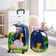 2 Pieces 12 Inch and 16 Inch Kids Carry on Suitcase Rolling Backpack School Luggage Set