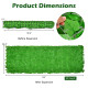 4 Pieces 118 x 39 Inch Artificial Ivy Privacy Fence for Fence and Vine Decor