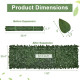 118 x 39 Inch Artificial Ivy Privacy Fence Screen