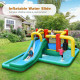 Inflatable Water Slide Climbing Bounce House with Tunnel and Blower