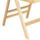 Set of 4 Solid Wood Folding Chairs