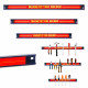 3 Pcs 8/12/18 Inch Magnetic Tool Holder Bar Organizer Storage Rack Knife Wrench