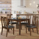5-Piece Wood Dining Table Set