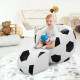 Football Shaped Kids Sofa Couch with Ottoman