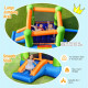 Kids Inflatable Bounce House without Blower for Indoor and Outdoor