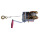 2000 lb 1 Ton Hand Crank Steel Gear Cable Wire Winch
