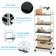 5 Tiers Storage Cart Rack Utility Shelf