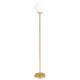 67 Inch Frosted Glass Globe Floor Lamp 9W LED Bulb