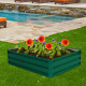 47.5 Inch Patio Raised Garden Bed Vegetable Flower Planter
