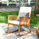 Outdoor Acacia Garden Wood Rocking Chair