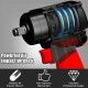 1/2 Inch Mini Air Impact Wrench Pneumatic Driver with Hammers