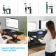 Electric Height Adjustable Standing Desk Coverter