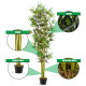 6 Feet Artificial Bamboo Silk Tree Decorative Planter
