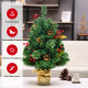 2 Feet Artificial Christmas Countertop Tree with Burlap Wrapped Base