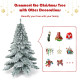 6 Feet Snow Flocked Artificial PVC Christmas Tree