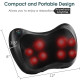 Shiatsu Pillow Massager with Heat Deep Kneading for Shoulder, Neck and Back 