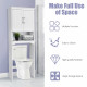 Over Toilet Space Saver Bathroom Organizer with Storage Cabinet 
