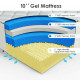 10 inch Queen Size Memory Foam Mattress Pad