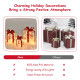 3 Pieces Christmas Lighted Gift Boxes Decorations with 60 LED Lights for Indoor and Outdoor