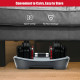 55 LBS Adjustable Dumbbell with 18 Weights Storage Tray for Gym Home Office