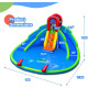 Inflatable Water Park Waterslide for Kids Backyard with 780W Air Blower