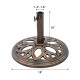 23 Pounds 17 3/4 Inch Round Umbrella Base Stand