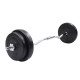 64 lbs Gym Lifting Exercise Barbell Dumbbell Set 