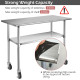 Stainless Steel Commercial Kitchen Prep & Work Table