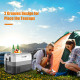 58 Quart Portable Electric Camping Car Cooler