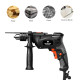 1/2 Inch Electric Corded Impact Hammer Drill Variable Speed