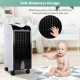 3-in-1 Portable Evaporative Air Cooler with Filter Knob for Indoor