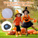 2 Pack 3 Feet Halloween Inflatable Eyeballs with Air Blower