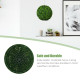 2 Pieces 15.7 Inch Artificial Boxwood Topiary UV Protected Indoor Outdoor Balls