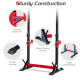 Adjustable Squat Rack Stand Multi-function Barbell Rack Home Gym Fitness