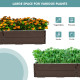 Raised Garden Bed Set for Vegetable and Flower