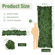 118 x 39 Inch Artificial Ivy Privacy Fence Screen for Fence Decor