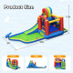 Inflatable Kid Bounce House Slide Climbing Splash Park Pool Jumping Castle Without Blower