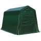 7 x 12 Feet Outdoor Enclosed Carport Shed with All-Steel Metal Frame and Waterproof Ripstop Cover