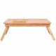 Large Size Portable Bamboo Laptop Desk with Adjustable Height